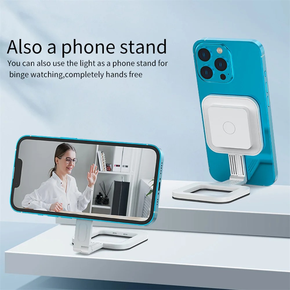 CAMOLO Lampu Fill Light Magnetic 3in1 Color Flip Design 300mAh 3W - V18 Gambar produk CAMOLO Lampu Fill Light Magnetic 3in1 Color Flip Design 300mAh 3W - V18