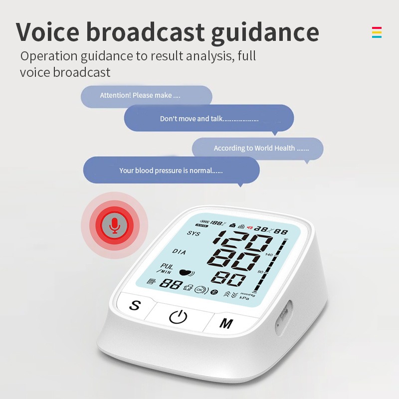 Scpanda Tensimeter Digital Pengukur Tekanan Darah English Voice - KWL-B168 Gambar produk Scpanda Tensimeter Digital Pengukur Tekanan Darah English Voice - KWL-B168