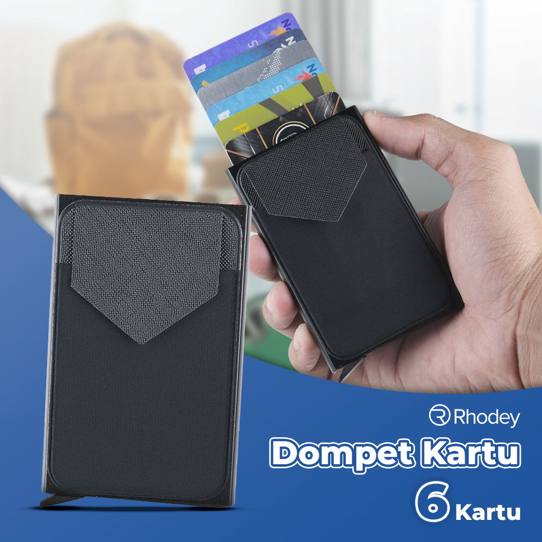 Gambar produk Rhodey Dompet Kartu Slim Slider Aluminium Anti RFID - G883