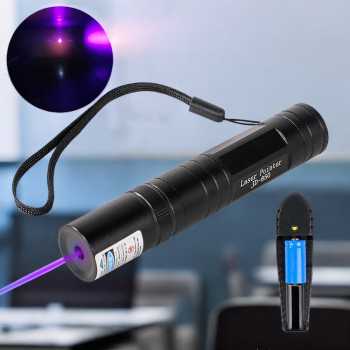 UltraLaser Laser Pointer Penunjuk Presentasi Purple Beam 5mW 405nm - JD-850
