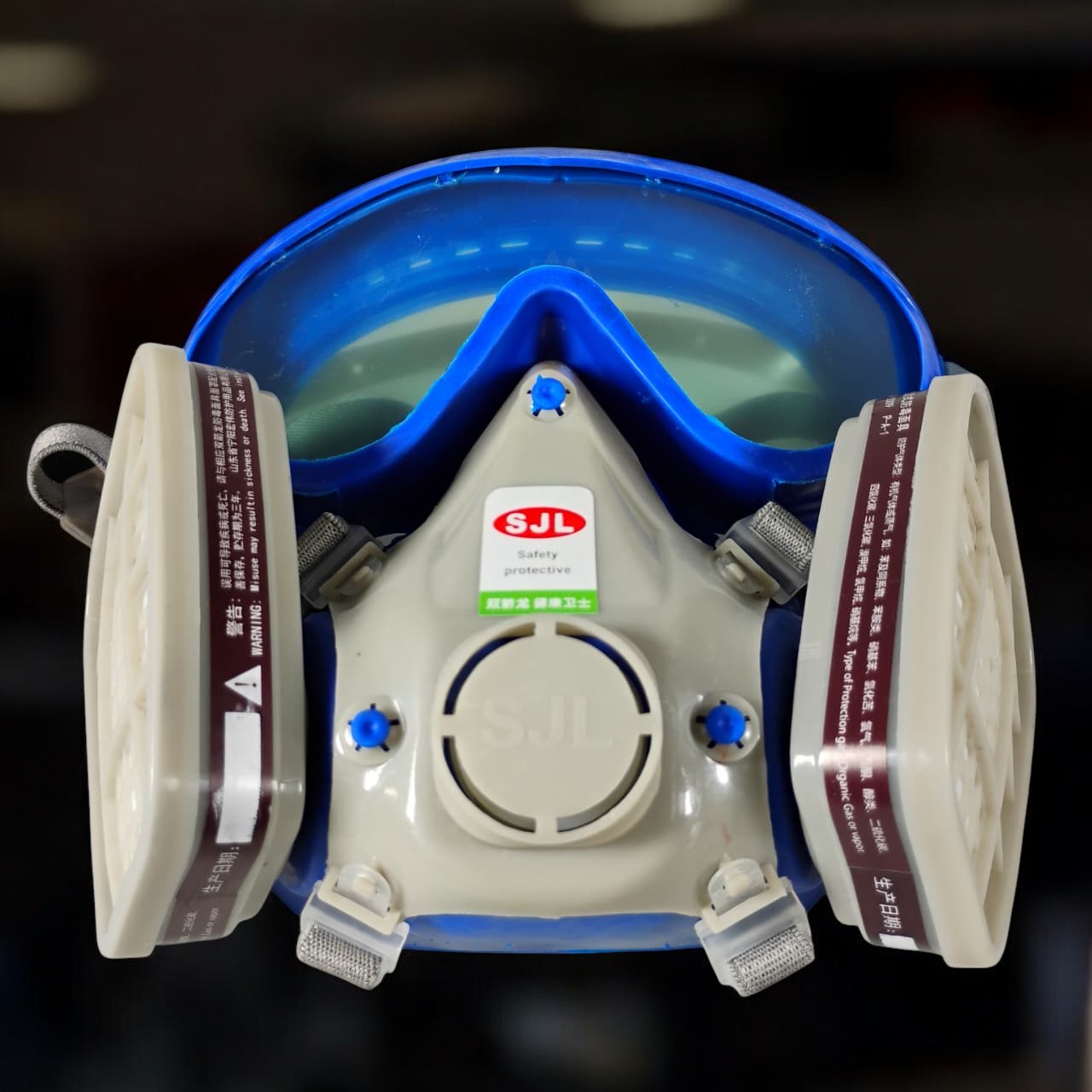 SJL Masker Gas Respirator Full Face with Activated Carbon Filter - YF2 Gambar produk SJL Masker Gas Respirator Full Face with Activated Carbon Filter - YF2