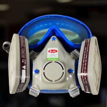 Gambar produk SJL Masker Gas Respirator Full Face with Activated Carbon Filter - YF2