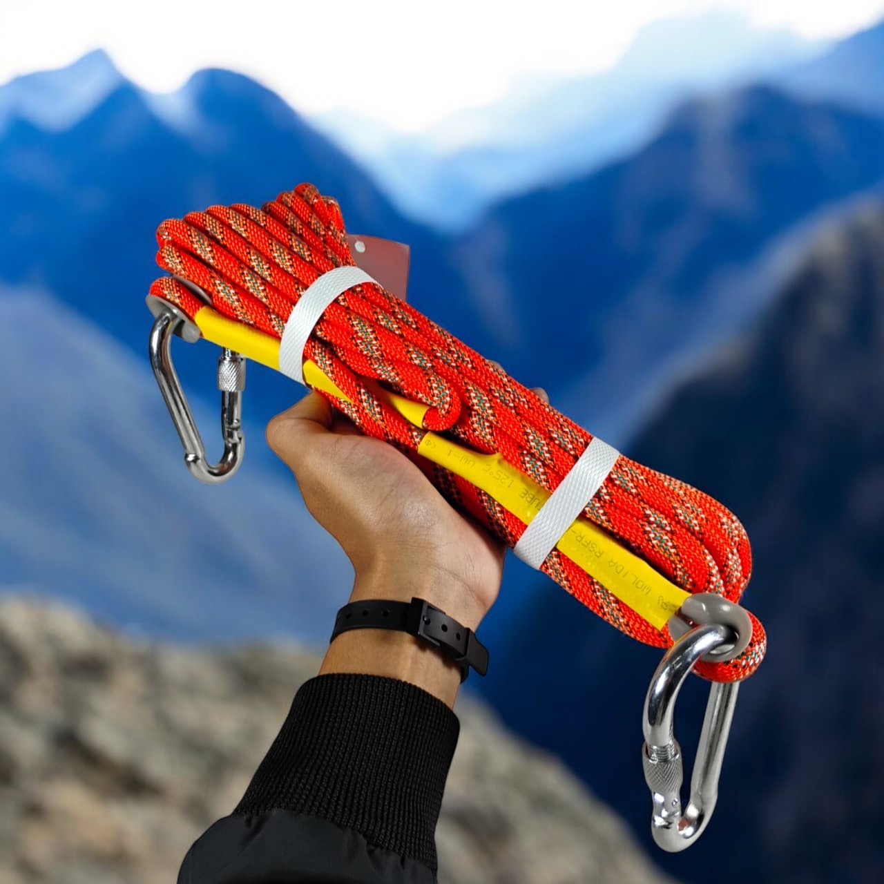 NTR Tali Rappelling Safety Climbing Auxiliary Rope 10M - E203 Gambar produk NTR Tali Rappelling Safety Climbing Auxiliary Rope 10M - E203