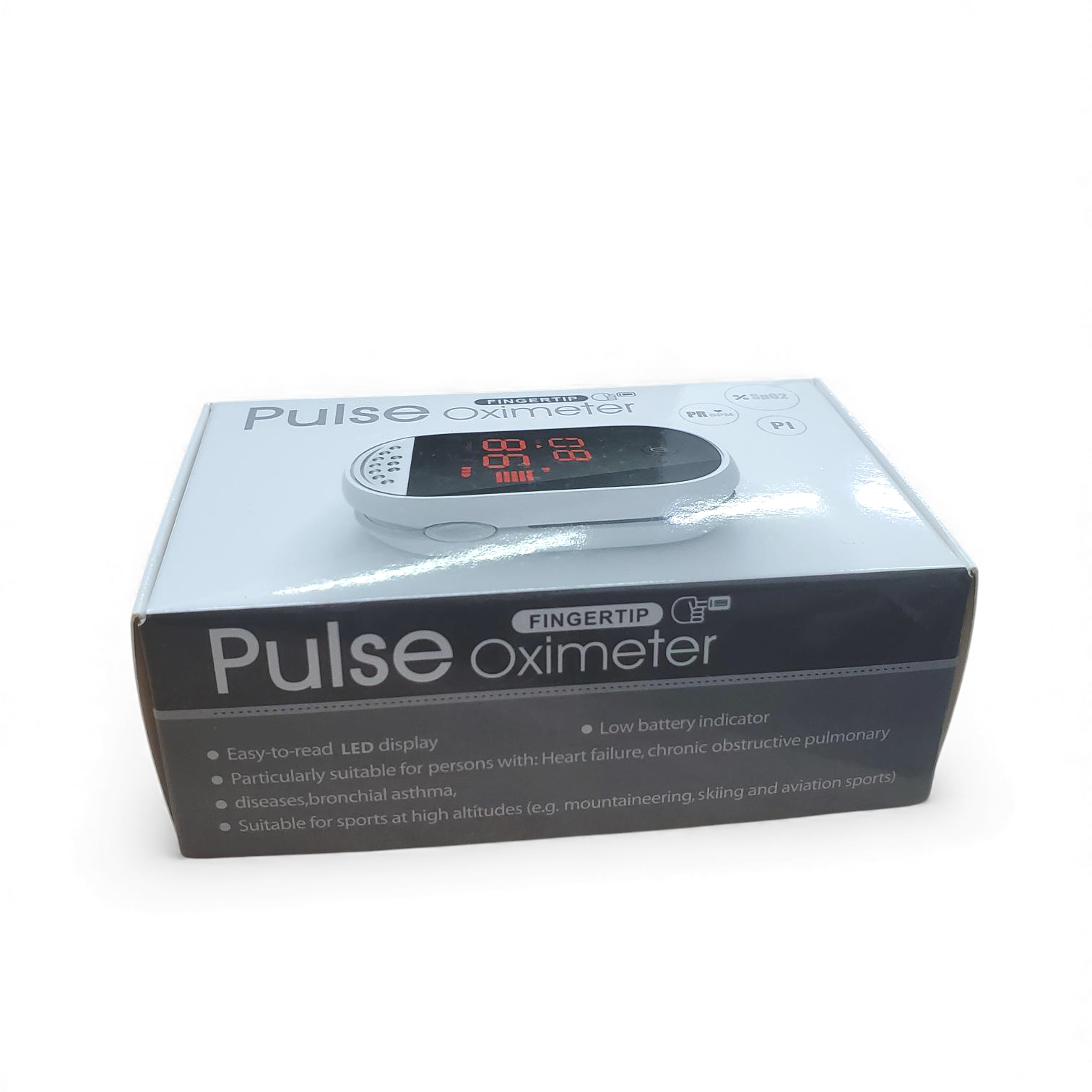 TaffOmicron Fingertip Pulse Oximeter Alat Ukur Saturasi Oksigen Darah - C101B1 Gambar produk TaffOmicron Fingertip Pulse Oximeter Alat Ukur Saturasi Oksigen Darah - C101B1