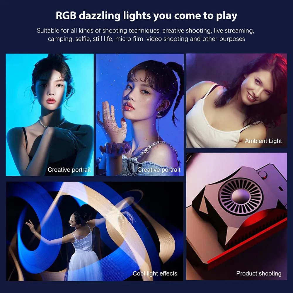 Camnoon Lampu Fill Light LED Stick Magnet RGBW 2700-7500K 2000mAh 8.8W - RL-30SL Gambar produk Camnoon Lampu Fill Light LED Stick Magnet RGBW 2700-7500K 2000mAh 8.8W - RL-30SL