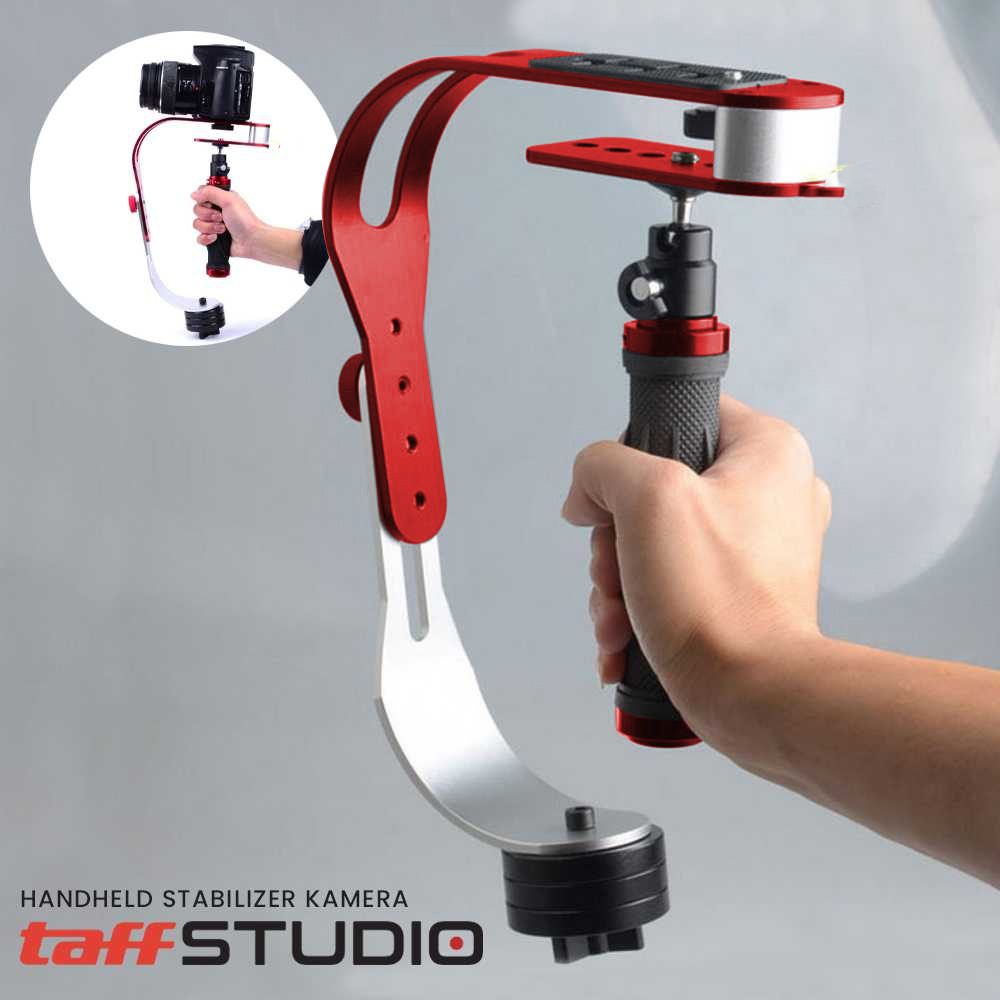 TaffSTUDIO Handheld Stabilizer Kamera DSLR Action Cam GoPro Xiaomi Yi - W01 Gambar produk TaffSTUDIO Handheld Stabilizer Kamera DSLR Action Cam GoPro Xiaomi Yi - W01