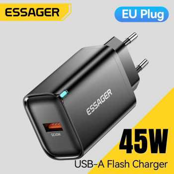 ESSAGER Kepala Charger USB Fast Charging GaN PD QC3.0 45W - ES-CD60