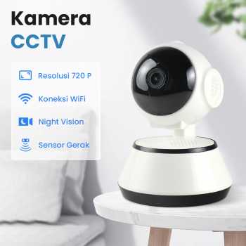 V380 Pro Kamera CCTV PTZ HD 720P Alarm Two Way Audio AP Hotspot - Q6X