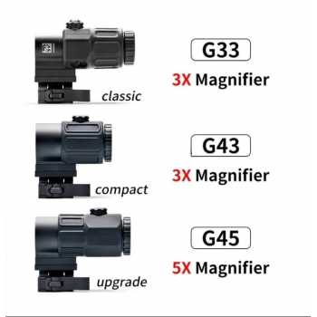 Gambar produk MOV Tactical Laser Airsoft Gun Holographic Sight 558 5x Magnifier G45 - 112113