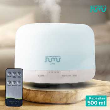 Taffware HUMI Air Humidifier Mini Ultrasonic Aroma Light 500ml Remote - A770