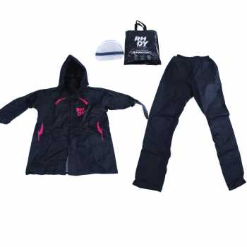 Gambar produk Rhodey Jas Hujan Setelan Motor Visor Polyester Waterproof Raincoat XXL - ZY-8119