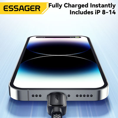 ESSAGER Kabel Data Type C to Lightning Fast Charging Magnetic 29W 1M - ES-X56 Gambar produk ESSAGER Kabel Data Type C to Lightning Fast Charging Magnetic 29W 1M - ES-X56