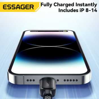 Gambar produk ESSAGER Kabel Data Type C to Lightning Fast Charging Magnetic 29W 1M - ES-X56