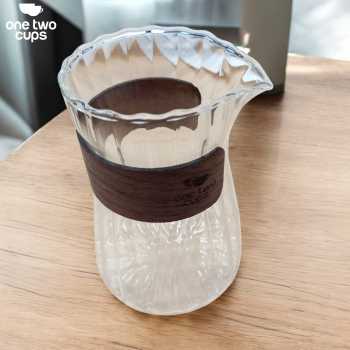 Gambar produk One Two Cups Teko Kopi Pour Over Coffee Server Glass Carafe 500ml - FM-5ML2