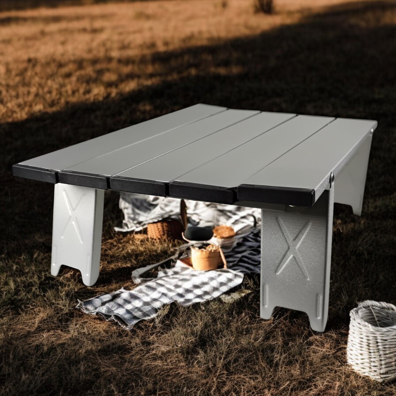 Gambar produk TaffSPORT Meja Camping Lipat Ringan Portable Outdoor Aluminium Alloy - 8826