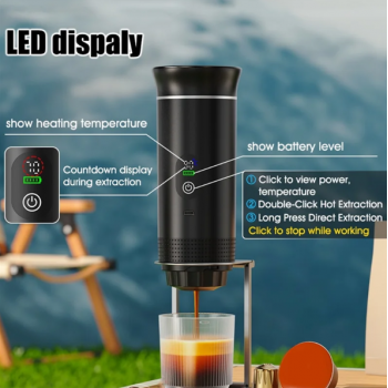 Gambar produk ABY Mesin Kopi Kapsul Espresso Elektrik 3in1 Electric Wireless Heating - T35067