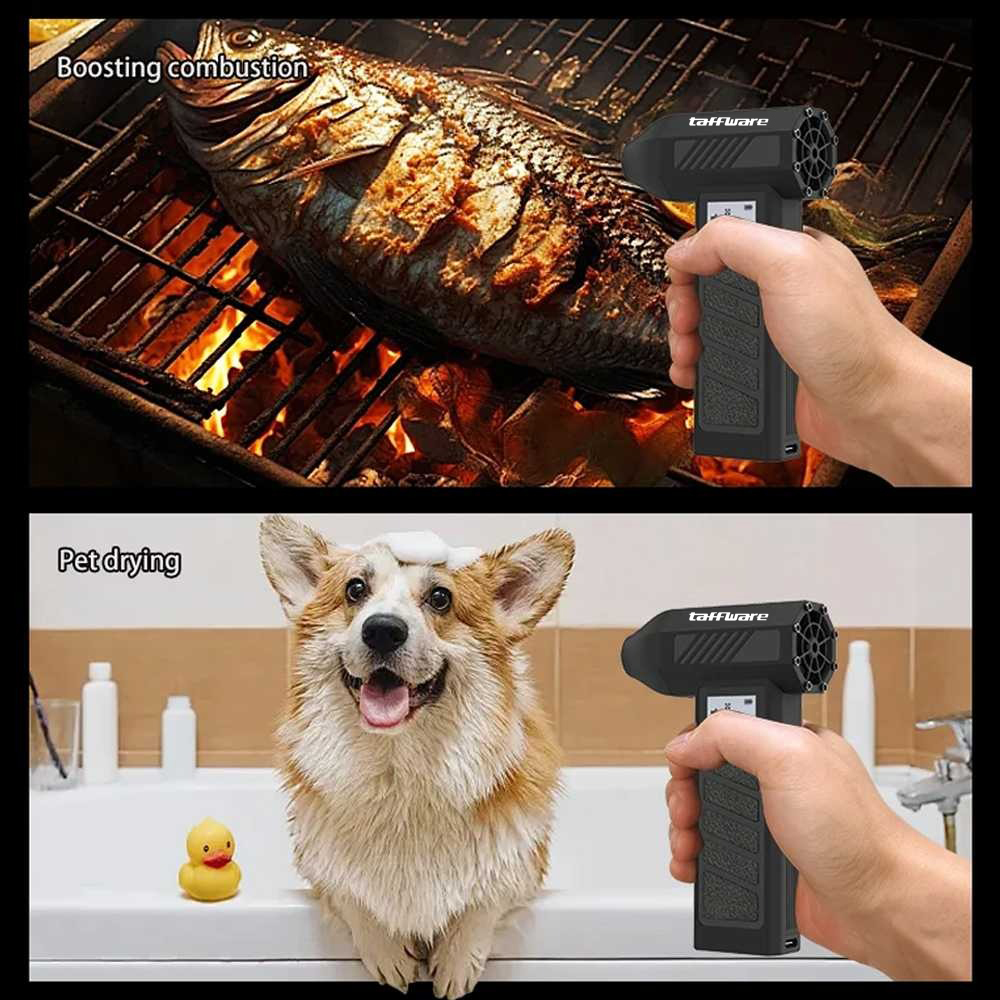 Gambar produk Taffware Air Duster Blower Vacuum Turbo Jet Fan 130000RPM 8000Pa 184W - P30