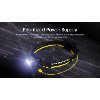Gambar produk NITECORE Carbon Battery 12K Kit Baterai Headlamp NU45 NU54 12000mAh - CB12K