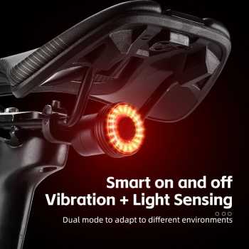 WEST BIKING Lampu Belakang Sepeda Tail Light Signal 5 Modes IPX5 - WS-50