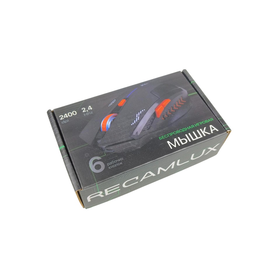 AZZOR Mouse Gaming Wireless Optical 2.4GHz Rechargeable USB 2400DPI Gambar produk AZZOR Mouse Gaming Wireless Optical 2.4GHz Rechargeable USB 2400DPI