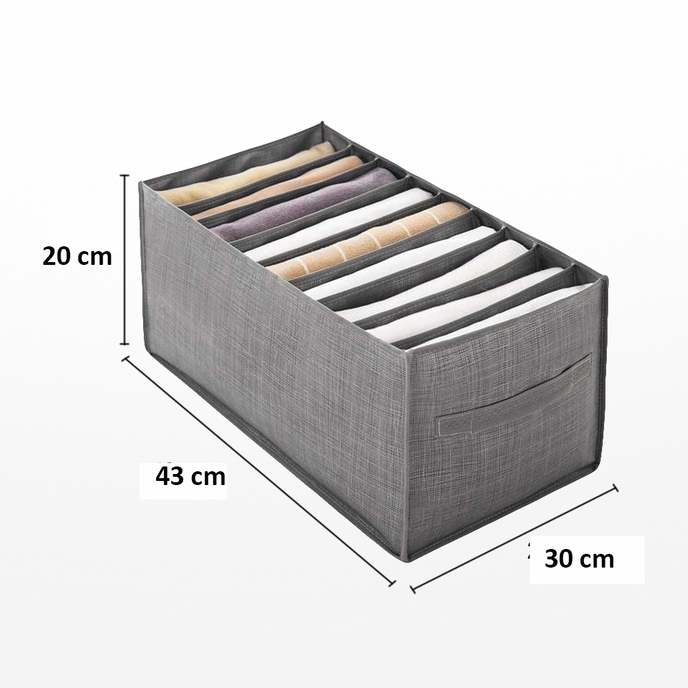 NUHA Kotak Sekat Pakaian Storage Drawer Divider Box 9 Grid - HS-9 Gambar produk NUHA Kotak Sekat Pakaian Storage Drawer Divider Box 9 Grid - HS-9