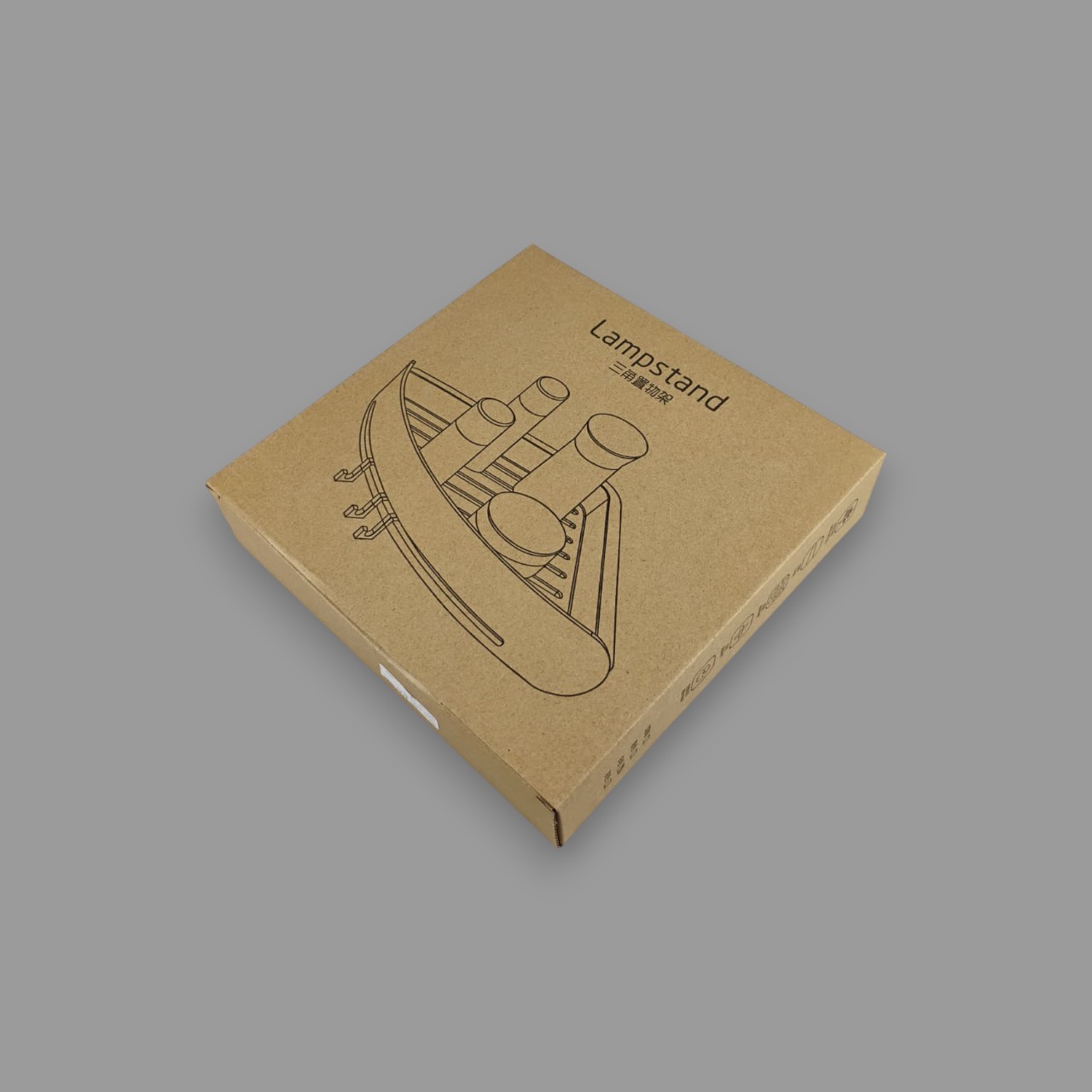 Gambar produk Lampstand Rak Sudut Kamar Mandi Triangular Bathroom Corner Shelf ABS - JXM-ZWJ0001