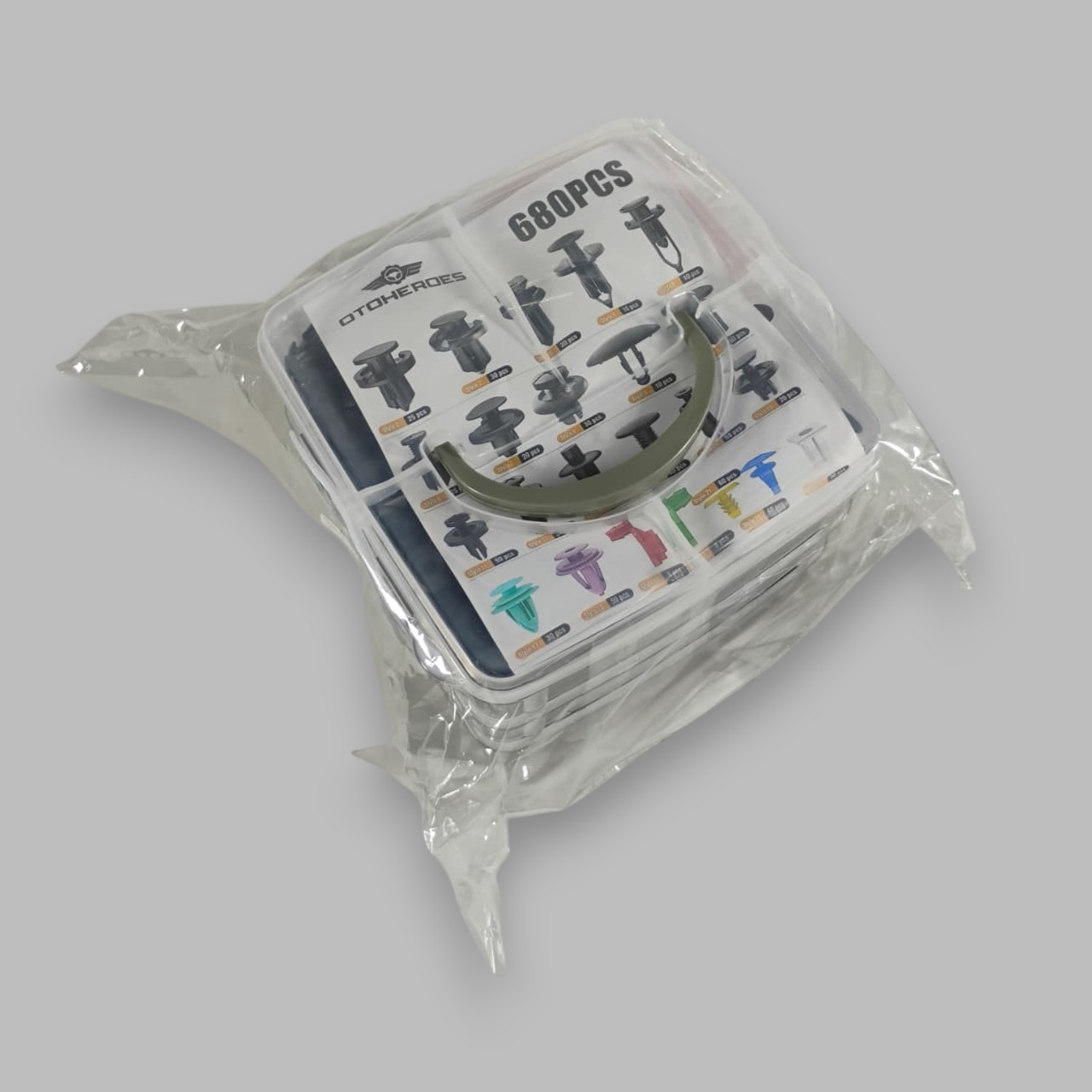OTOHEROES Klip Kancing Mobil Baut Rivet Plier Clip Trim Panel 680 PCS - RS-68 Gambar produk OTOHEROES Klip Kancing Mobil Baut Rivet Plier Clip Trim Panel 680 PCS - RS-68
