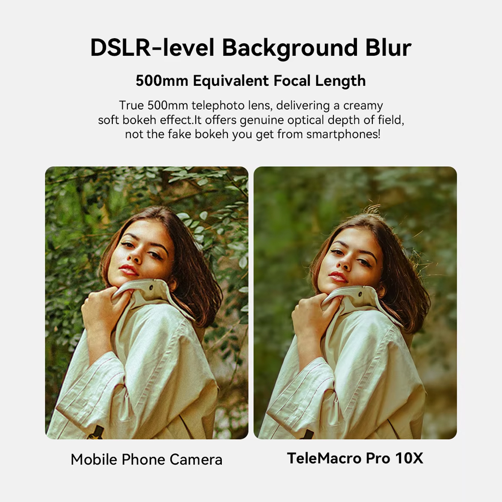 APEXEL Lensa Tele Smartphone Macro Telephoto 10X Clip On - APL-TM10 Gambar produk APEXEL Lensa Tele Smartphone Macro Telephoto 10X Clip On - APL-TM10