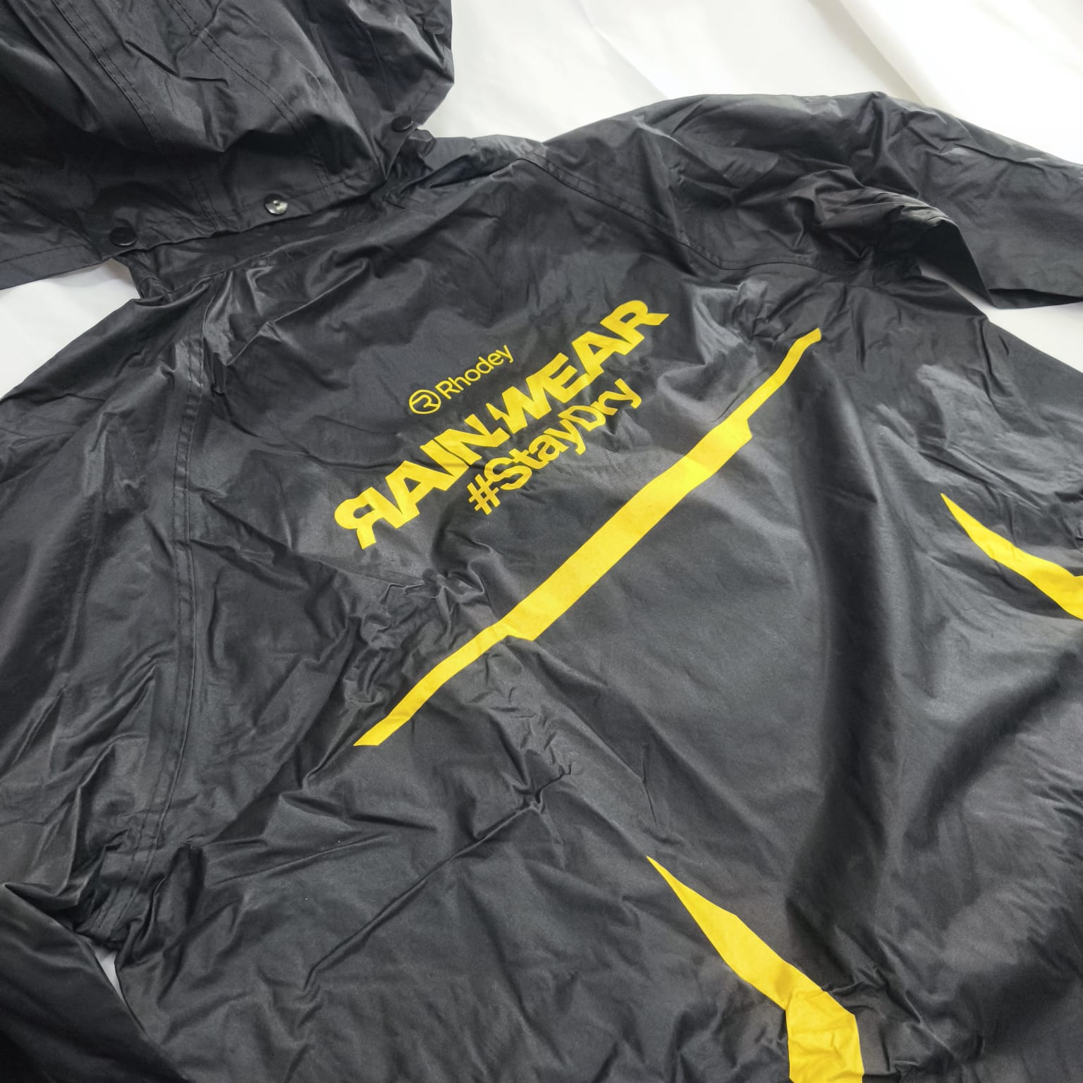 Rhodey Jas Hujan Setelan Motor Visor Polyester Waterproof Raincoat XXL - ZY-8119 Gambar produk Rhodey Jas Hujan Setelan Motor Visor Polyester Waterproof Raincoat XXL - ZY-8119