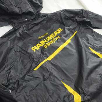 Gambar produk Rhodey Jas Hujan Setelan Motor Visor Polyester Waterproof Raincoat XL - ZY-8119