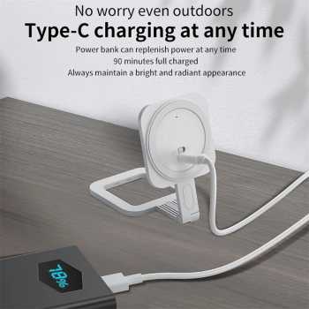 Gambar produk CAMOLO Lampu Fill Light Magnetic 3in1 Color Flip Design 300mAh 3W - V18