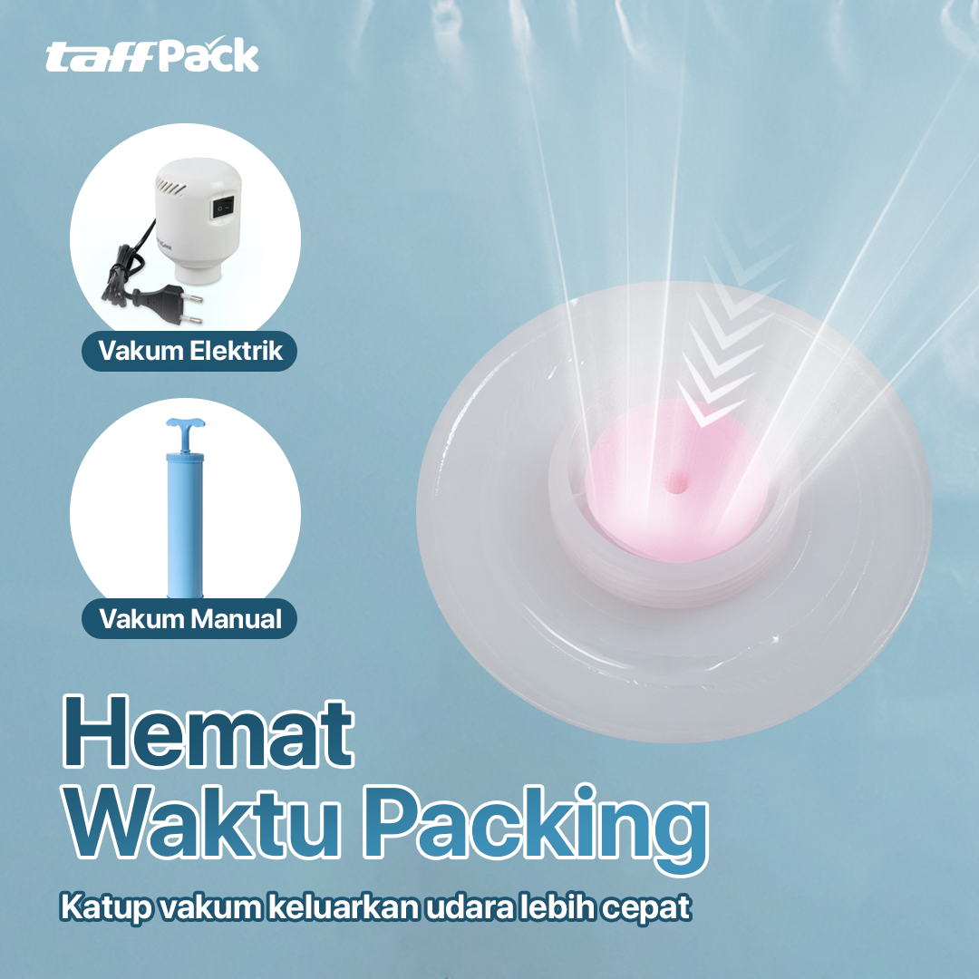Gambar produk TaffPACK Kantong Vakum Baju Vacuum Compression Bag 1 PCS L - SN024