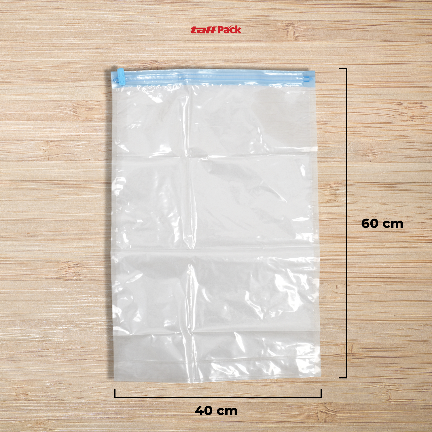 TaffPACK Kantong Plastik Vakum Pakaian Gulung Manual 40x60cm 1 PCS - TR028 Gambar produk TaffPACK Kantong Plastik Vakum Pakaian Gulung Manual 40x60cm 1 PCS - TR028