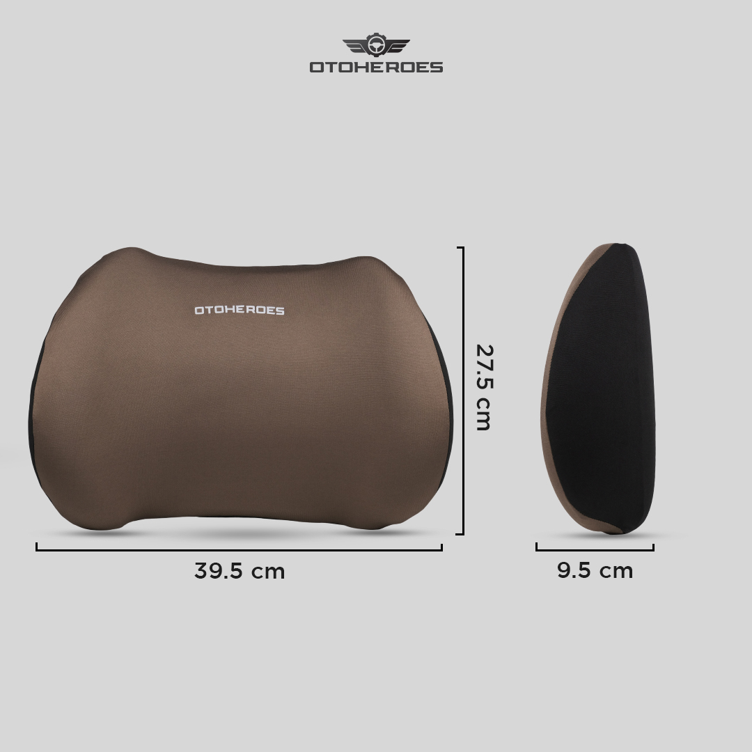 OTOHEROES Bantal Punggung Jok Mobil Memory Foam Lumbar Support - AW-40 Gambar produk OTOHEROES Bantal Punggung Jok Mobil Memory Foam Lumbar Support - AW-40