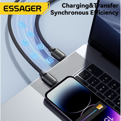 ESSAGER Kabel Data Type C to Lightning Fast Charging Magnetic 29W 1M - ES-X56 Gambar produk ESSAGER Kabel Data Type C to Lightning Fast Charging Magnetic 29W 1M - ES-X56