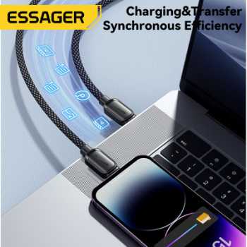 Gambar produk ESSAGER Kabel Data Type C to Lightning Fast Charging Magnetic 29W 1M - ES-X56