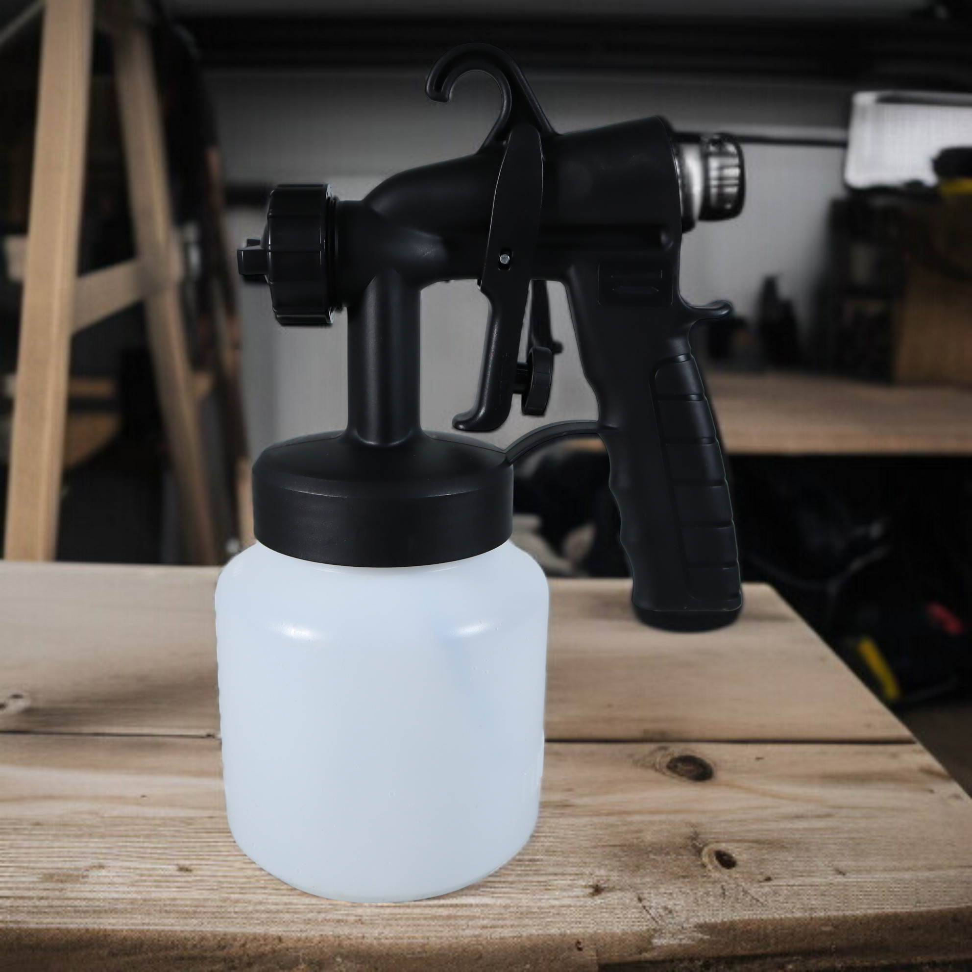 KHANAK Semprotan Cat Elektrik Paint Spray Gun High Pressure 650W - Q1P-JY01-380 Gambar produk KHANAK Semprotan Cat Elektrik Paint Spray Gun High Pressure 650W - Q1P-JY01-380