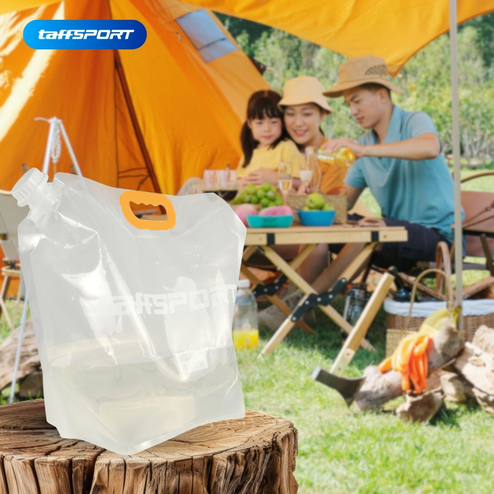 TaffSPORT Kantong Air Minum Lipat Multifungsi Portable Water Bag 10L - OT009 Gambar produk TaffSPORT Kantong Air Minum Lipat Multifungsi Portable Water Bag 10L - OT009