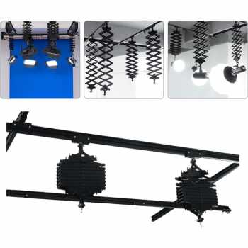 YIXI Rel Gantung Lampu Studio Fotografi Skytrack 4 Rel 4 Pantograf 3M - 443M