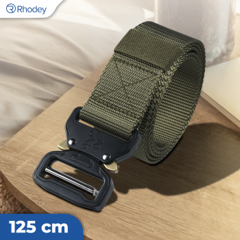 Rhodey Tali Ikat Pinggang Canvas Nylon Army Military Tactical 125cm - MU056