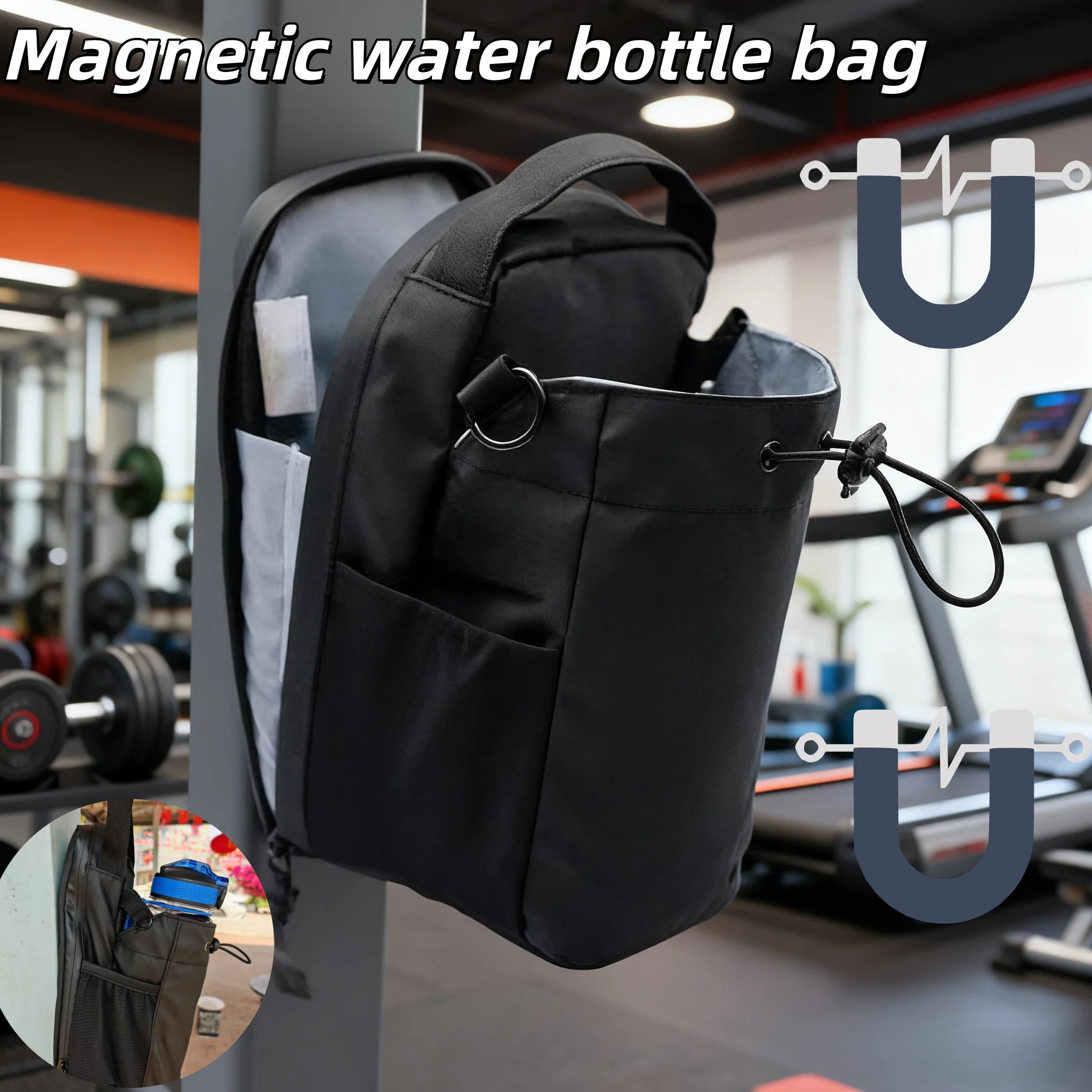 GCDHome Tas Botol Minum Tumbler Magnetic Waterproof Bottle Holder - GC-22 Gambar produk GCDHome Tas Botol Minum Tumbler Magnetic Waterproof Bottle Holder - GC-22