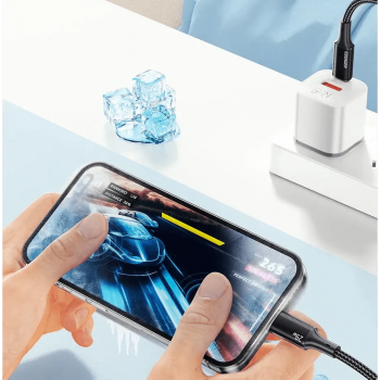 Gambar produk ESSAGER Charging Cable USB Type C to Lightning 3M 29W - EXCTL-JJC01-P