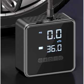 Gambar produk KESHI Pompa Ban Elektrik Portable Air Compressor DC 12V 150PSI - PR-718-NC