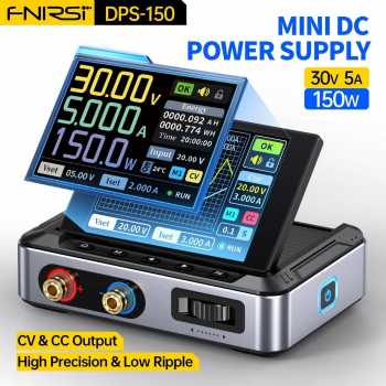 FNIRSI DC Power Supply CNC Adjustable 150W 30V 5A 2.8 Inch Display - DPS-150
