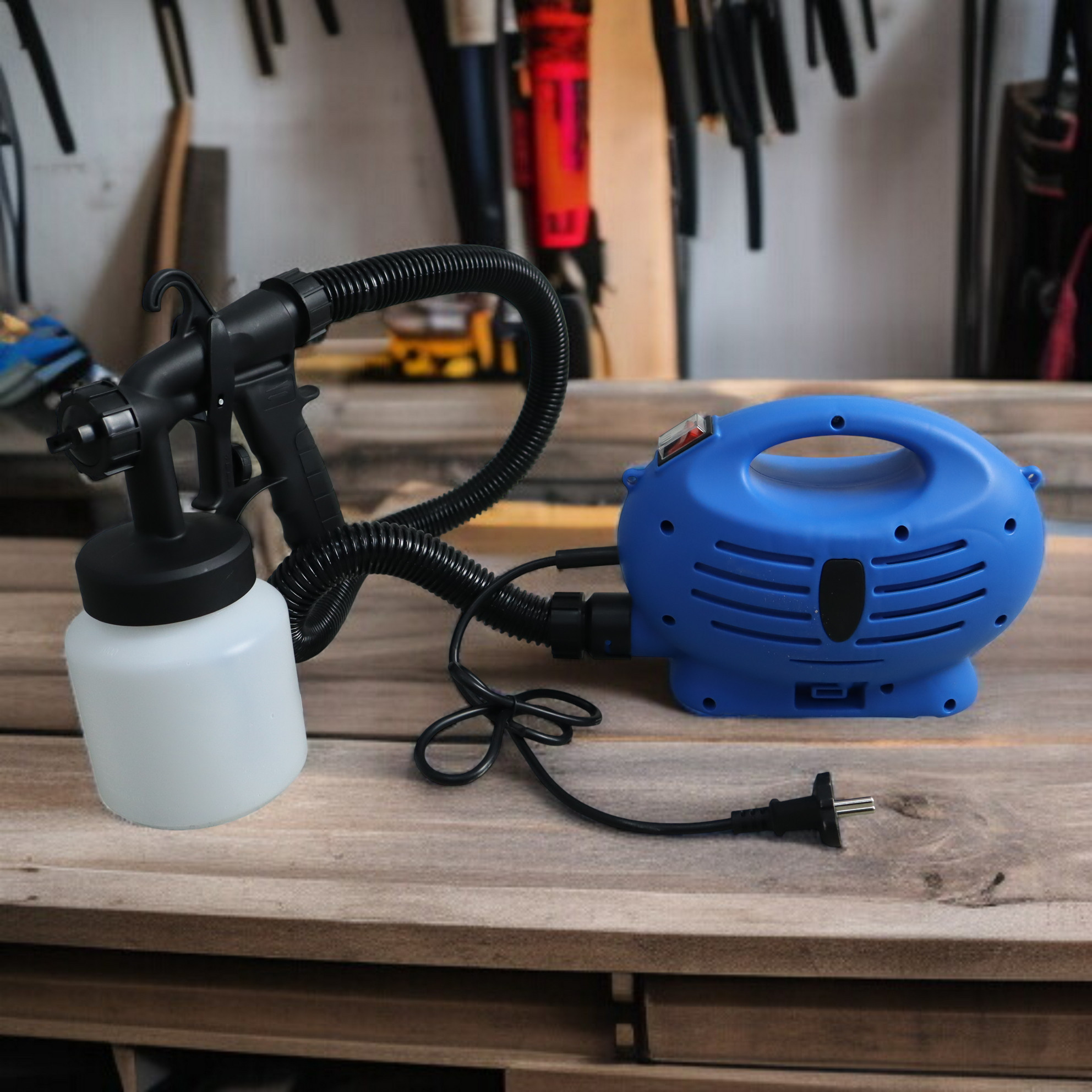 KHANAK Semprotan Cat Elektrik Paint Spray Gun High Pressure 650W - Q1P-JY01-380 Gambar produk KHANAK Semprotan Cat Elektrik Paint Spray Gun High Pressure 650W - Q1P-JY01-380