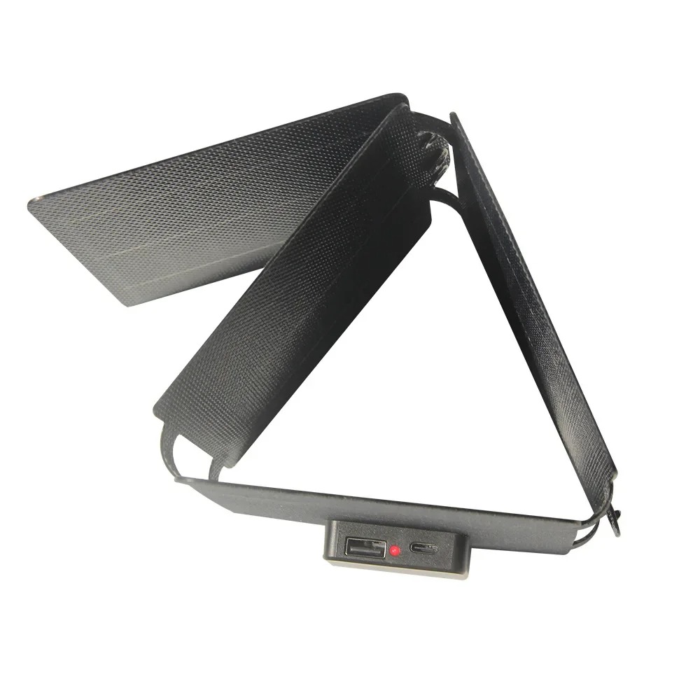 CrustPro Panel Surya Solar Foldable Monocrystalline 14W - CP-14 Gambar produk CrustPro Panel Surya Solar Foldable Monocrystalline 14W - CP-14