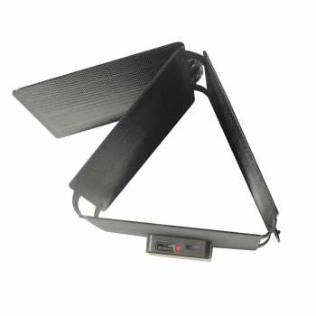 Gambar produk CrustPro Panel Surya Solar Foldable Monocrystalline 14W - CP-14