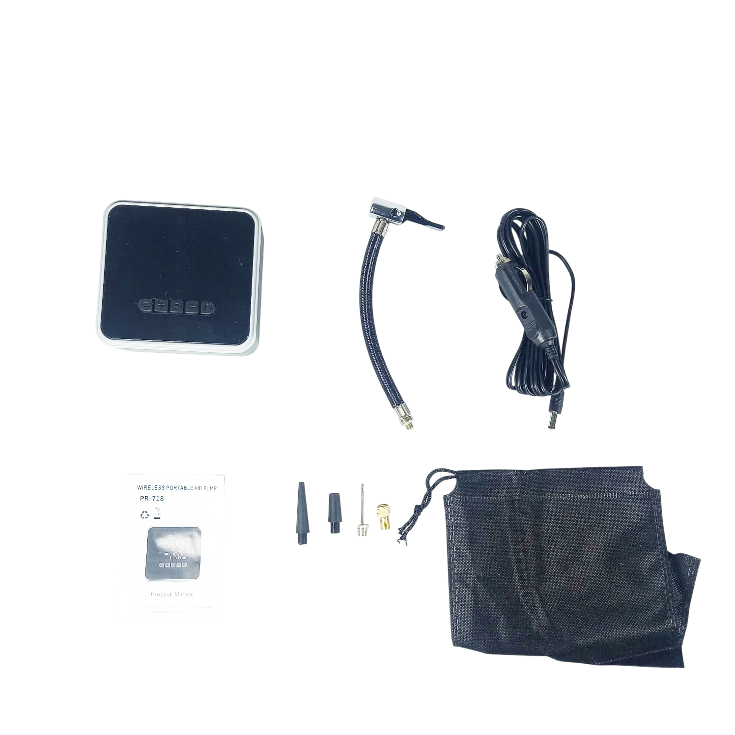 KESHI Pompa Ban Elektrik Portable Air Compressor DC 12V 150PSI - PR-718-NC Gambar produk KESHI Pompa Ban Elektrik Portable Air Compressor DC 12V 150PSI - PR-718-NC