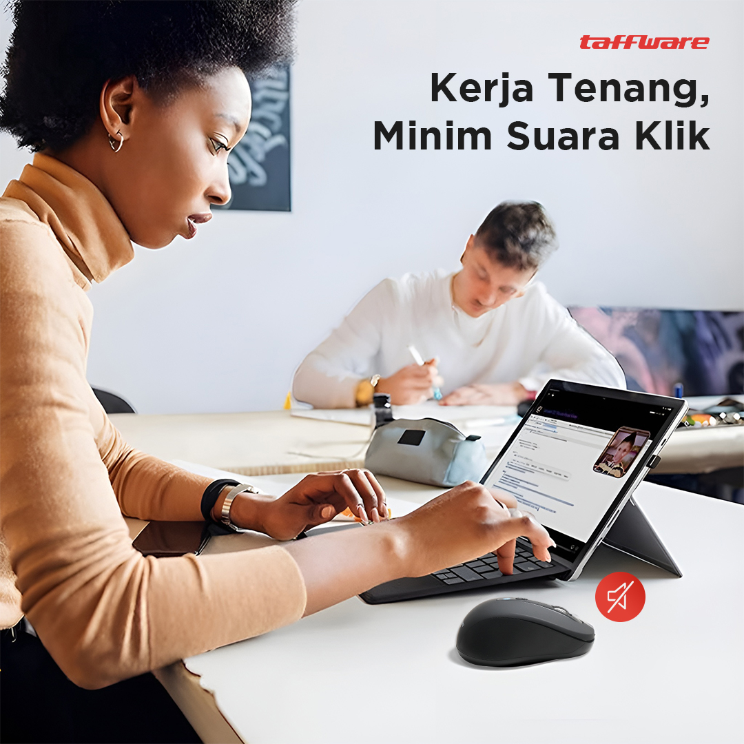 Taffware Mouse Bluetooth Wireless Optical Ergonomic Design 1600DPI - PWM-601 Gambar produk Taffware Mouse Bluetooth Wireless Optical Ergonomic Design 1600DPI - PWM-601