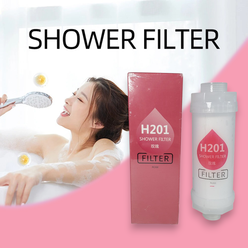 Hoshi Cartridge Shower Head Filter Fragrance Dechlorination Rose - H201 Gambar produk Hoshi Cartridge Shower Head Filter Fragrance Dechlorination Rose - H201